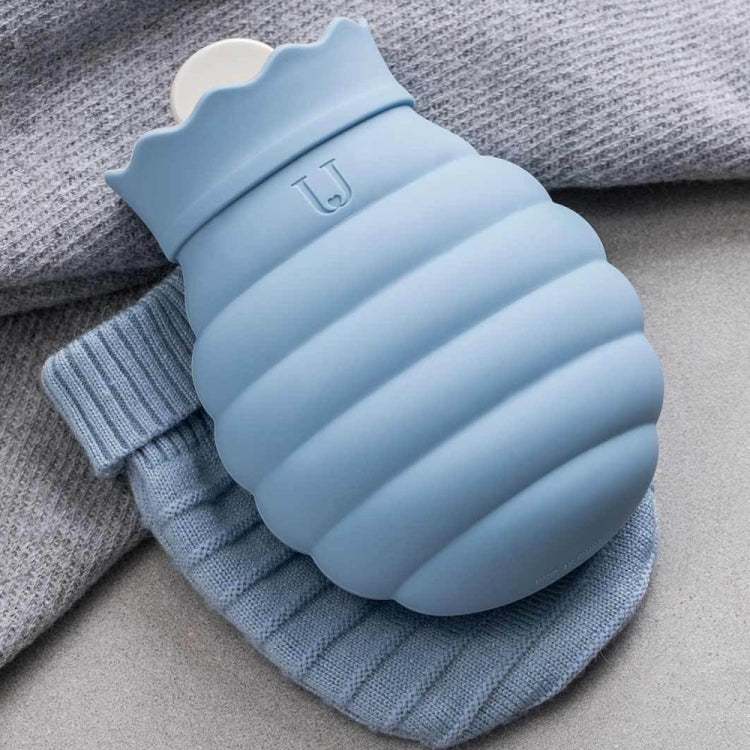 Original Xiaomi Youpin Jotun Judy Warm Water Bag Silicone Hot Water Bag Small Size:15x10x5.8cm(Gray Blue) by Xiaomi