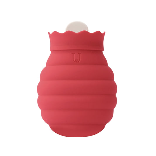 Original Xiaomi Youpin Jotun Judy Warm Water Bag Silicone Hot Water Bag Small Size:15x10x5.8cm(Red) by Xiaomi