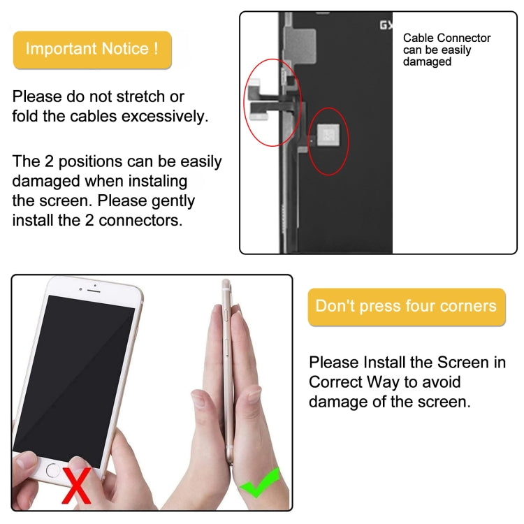 GX OLED Screen with Frame for iPhone 11 Pro Max(Black) by GX