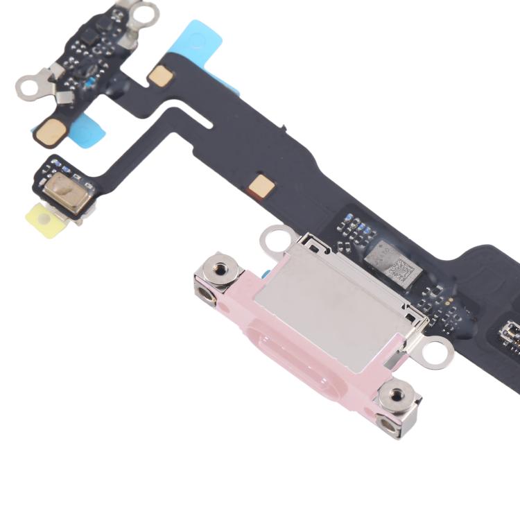 For iPhone 15 Charging Port Flex Cable (Pink) - Flex Cable by buy2fix | Online Shopping UK | buy2fix