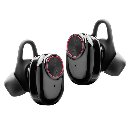 BTH-V5 DSP Noise Cancelling Earbuds Sports Wireless Bluetooth V5.0 Headset with Charging Case, Compatible with iPhone and Android(Black) - Bluetooth Earphone by buy2fix | Online Shopping UK | buy2fix