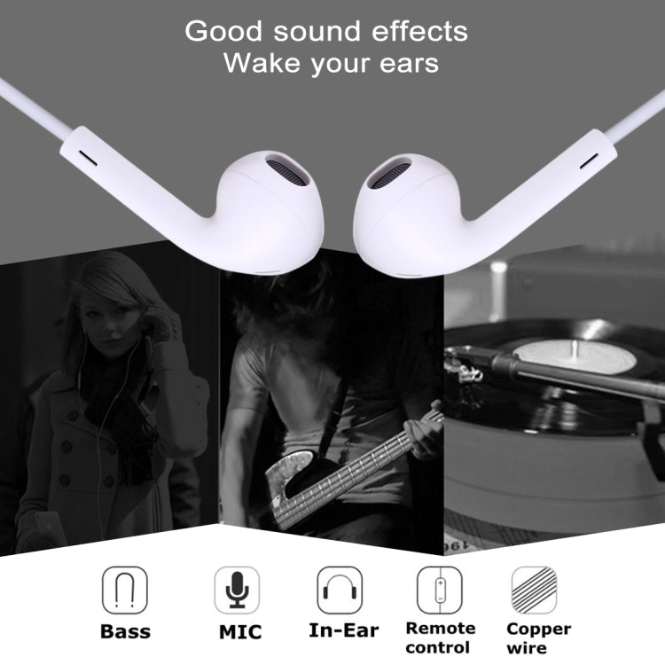 M26 8 Pin Stereo Dynamic Bass Earphone with Mic, Condition of Use: Bluetooth 5.0 Connecting(White) by buy2fix