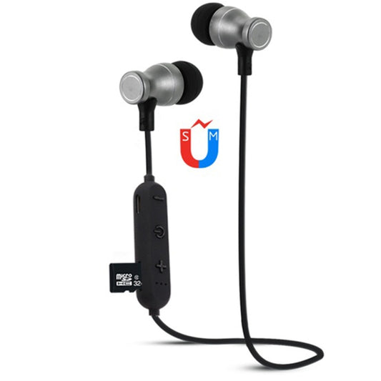 F11 Bluetooth 4.2 Hanging Neck Design Bluetooth Headset, Support Music Play & Switching & Volume Control & Answer(Black) by buy2fix