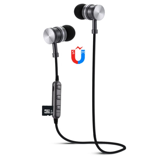 F3 Bluetooth 4.2 Hanging Neck Design Bluetooth Headset, Support Music Play & Switching & Volume Control & Answer(Black) by buy2fix