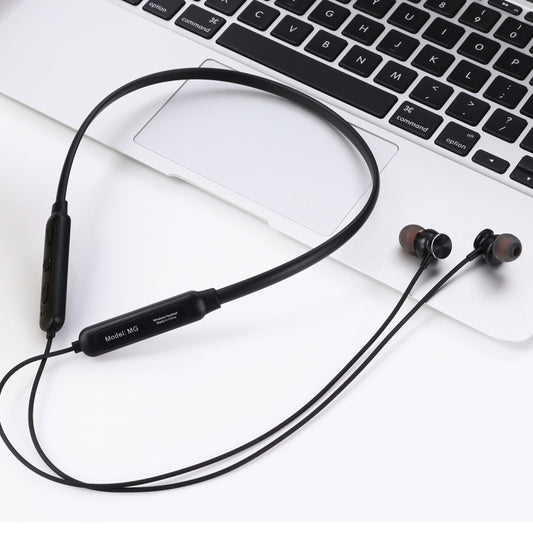 MG-G24 Bluetooth 4.2 Sport Wireless Bluetooth Earphone, Support Card(Black) by buy2fix