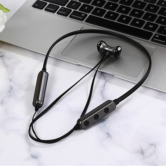 MG-G18 Bluetooth 4.2 Sport Wireless Bluetooth Earphone, Support Card (Black Grey) by buy2fix