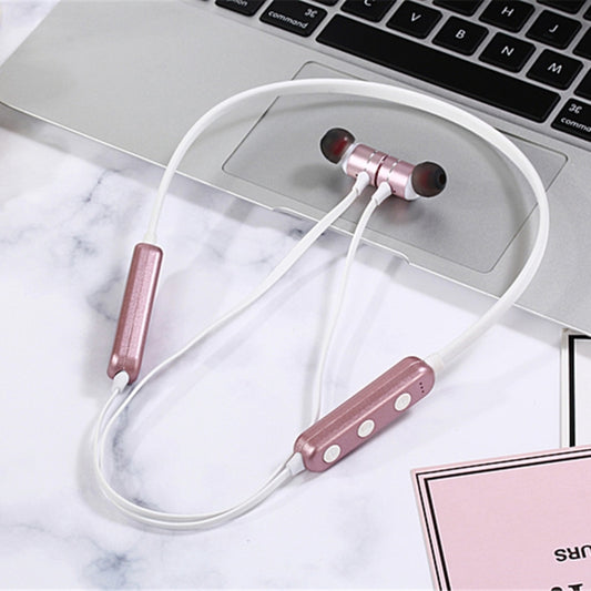 MG-G17 Bluetooth 4.2 Sport Wireless Bluetooth Earphone, Support Card(Pink) by buy2fix