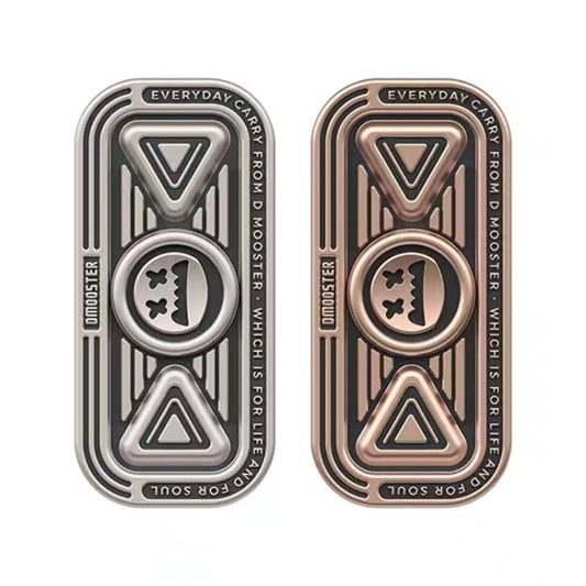D MOOSTER D15 IPX4 Wireless Bluetooth 5.3 Earphone Fingertip Spinner (Silver) by D MOOSTER