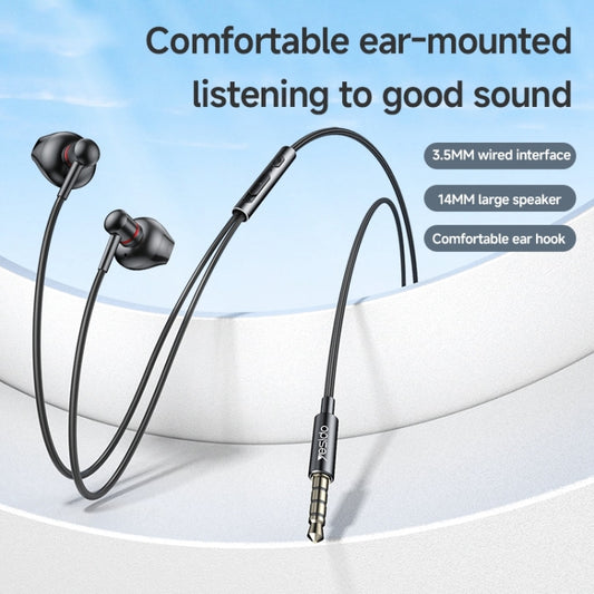 Yesido YH47 3.5mm Metal Line-Control In-Ear Wired Earphone, Length: 1.2m (Black) by Yesido