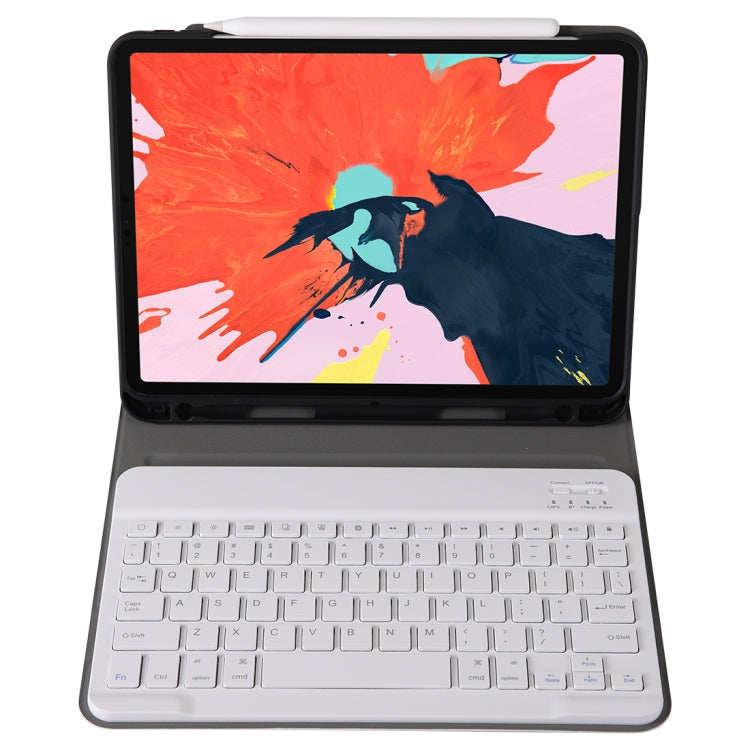 A11B Bluetooth 3.0 Ultra-thin ABS Detachable Bluetooth Keyboard Leather Tablet Case for iPad Air 4 / Air 5 / Pro 11 inch 2022 / 2021 / 2020 / 2018, with Pen Slot & Holder (Rose Gold) by buy2fix