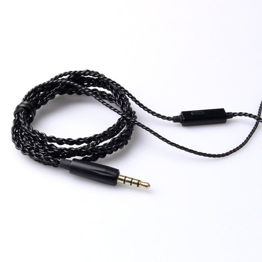 TRN 56-core OFC Lossless Headphones 3.5mm DIY Cable, with Mic - Cable & Splitter by TRN | Online Shopping UK | buy2fix