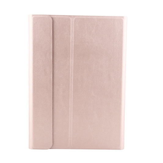 FT-1030 Bluetooth 3.0 ABS Brushed Texture Keyboard + Skin Texture Leather Tablet Case for iPad Air / Air 2 / iPad Pro 9.7 inch, with Three-gear Angle Adjustment / Magnetic / Sleep Function (Pink) by buy2fix