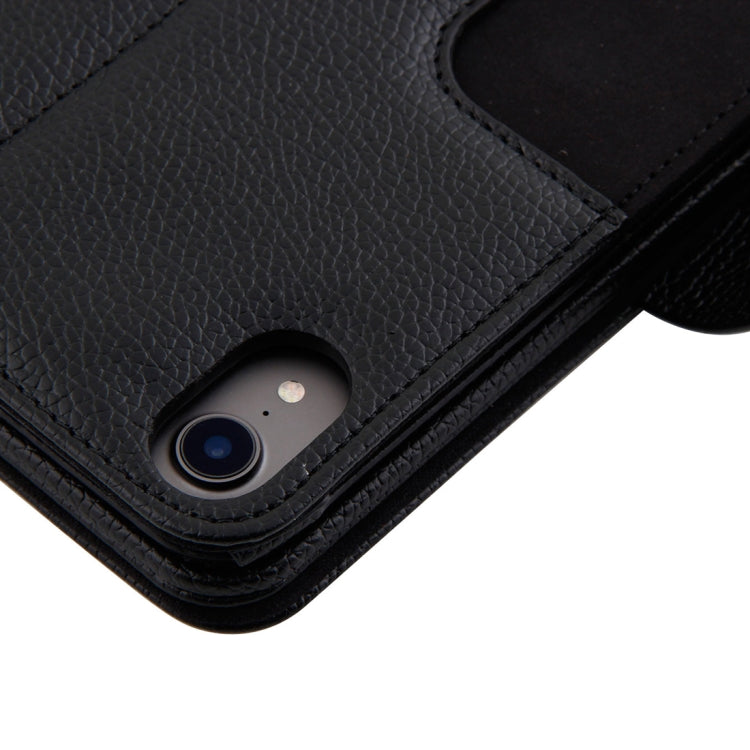 IP011 Detachable Bluetooth 3.0 ABS Keyboard + Litchi Texture Leather Tablet Case for iPad Pro 11 inch (2018), with Sleep Function (Black) by buy2fix