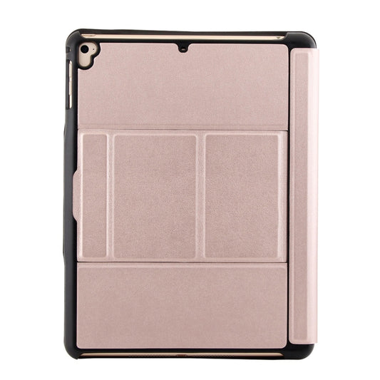 T-201D Detachable Bluetooth 3.0 Ultra-thin Keyboard + Lambskin Texture Leather Tablet Case for iPad Air / Air 2 / iPad Pro 9.7 inch, Support Multi-angle Adjustment / Backlight (Pink) by buy2fix