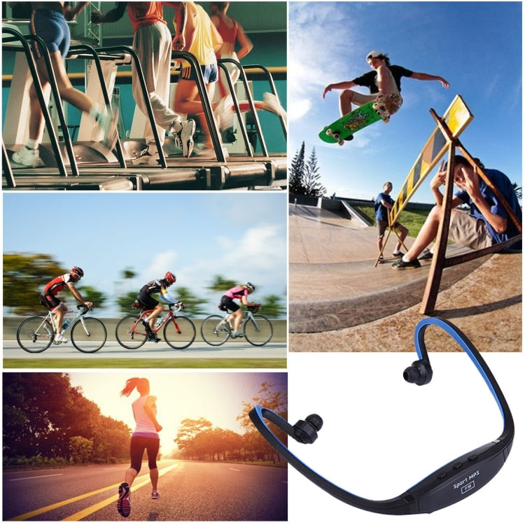 SH-W1FM Life Waterproof Sweatproof Stereo Wireless Sports Earbud Earphone In-ear Headphone Headset(Dark Blue) by buy2fix