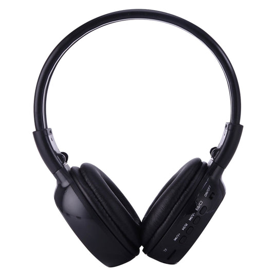 BS-N65 Headband Folding Stereo HiFi Wireless Headphone Headset with LCD Screen & TF Card Slot & LED Indicator Light & FM Function(Black) by buy2fix