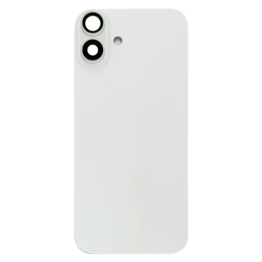 For iPhone 16 Plus Battery Back Cover with Camera Lens Cover(White) by buy2fix