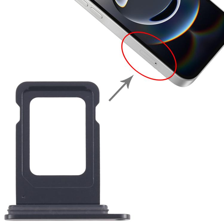 For iPhone 16e SIM Card Tray (Black) - by buy2fix | Online Shopping UK | buy2fix