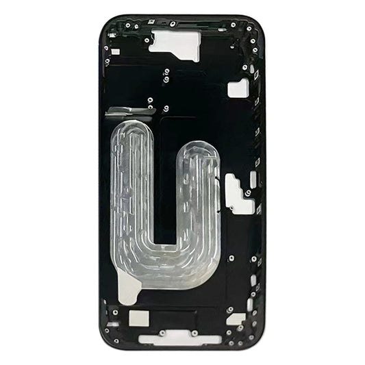 For iPhone 16 Middle Frame Bezel Plate (Black) by buy2fix