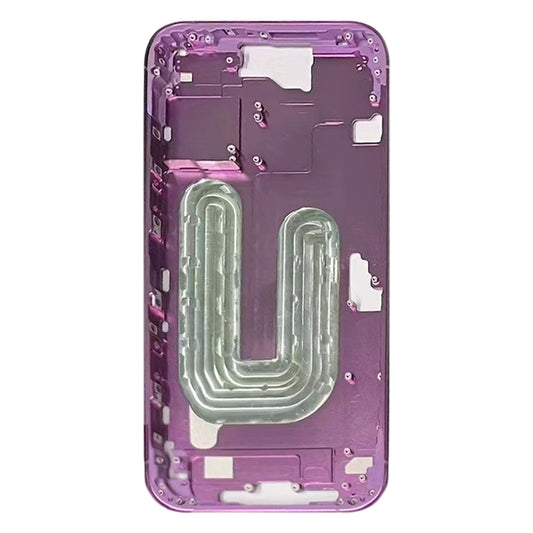 For iPhone 16 Middle Frame Bezel Plate (Pink) by buy2fix