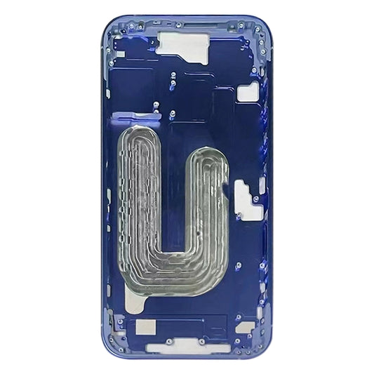 For iPhone 16 Middle Frame Bezel Plate (Blue) by buy2fix
