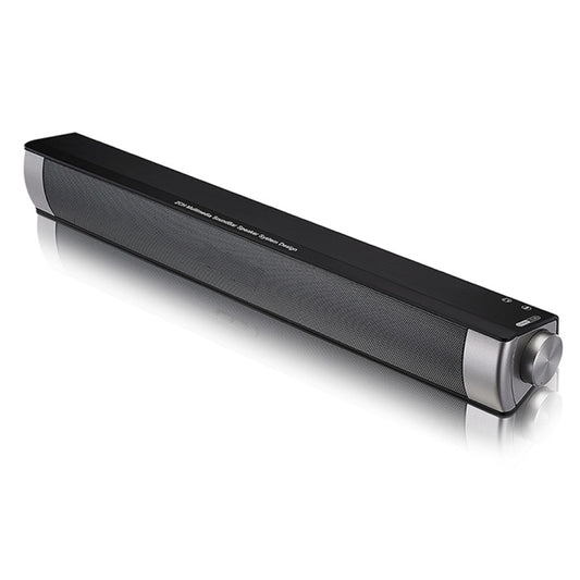 Soundbar LP-08 CE0152 USB MP3 Player 2.1CH Bluetooth Wireless Sound Bar Speaker with Remote Control (Black Black) by buy2fix