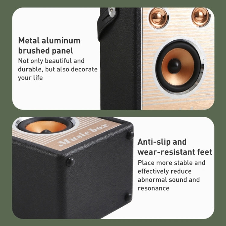 Handheld Wireless Bluetooth Speaker (Brown) by buy2fix