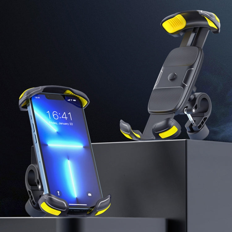 Motorcycle Bicycle Phone Riding Holder Bracket (Black) by buy2fix