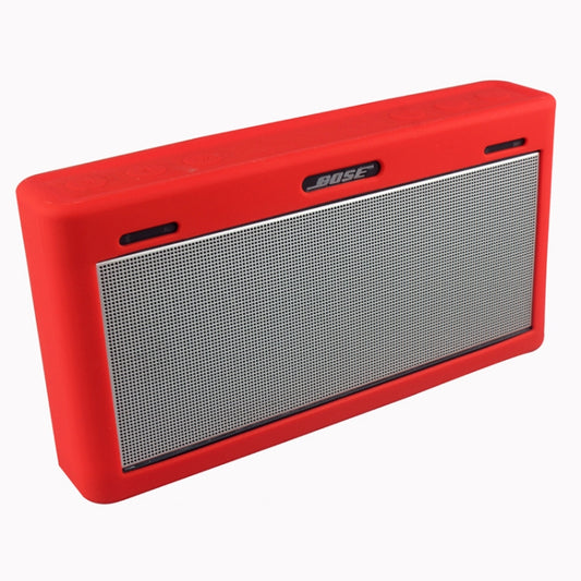 Portable Waterproof Silica Gel Bluetooth Speaker Protective Case for Bose SoundLink III (Red) - Protective Case by buy2fix | Online Shopping UK | buy2fix