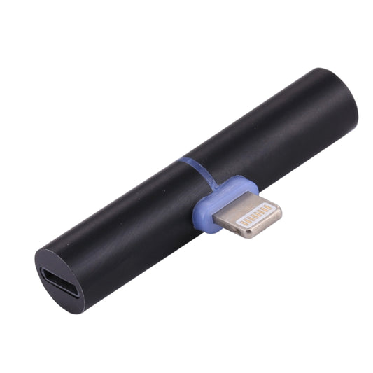 8 Pin Male to 3.5mm Female Earphone Audio Adapter for iPhone, iPad, iPod(Black) by buy2fix