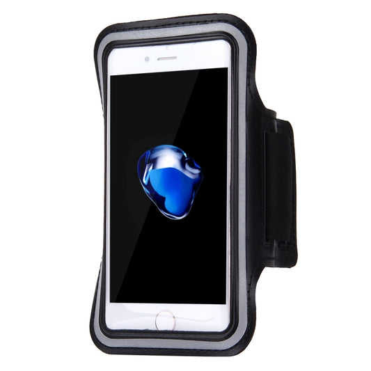 For iPhone 8 Plus & 7 Plus Sport Armband Case with Key Pocket(Black) - 5.5~6.5 inch by buy2fix | Online Shopping UK | buy2fix