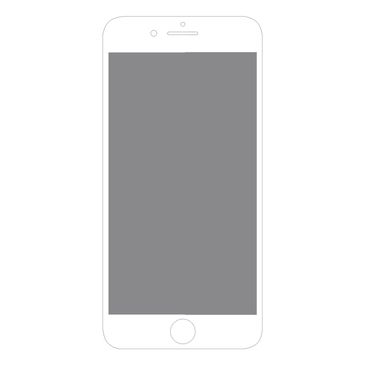 9H 6D Anti-peep Tempered Glass Film for iPhone SE 2020 / 8 / 7(White) by buy2fix
