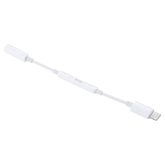 8 Pin Male to 3.5mm Female Headphone Jack Wire Control Bluetooth Audio Adapter, Support Music, Calls, Volume Control by buy2fix