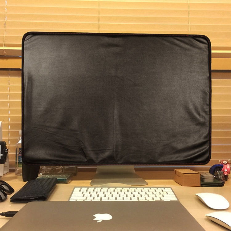 For 27 inch Apple iMac Portable Dustproof Cover Desktop Apple Computer LCD Monitor Cover, Size: 68x48.2cm(Black) by buy2fix