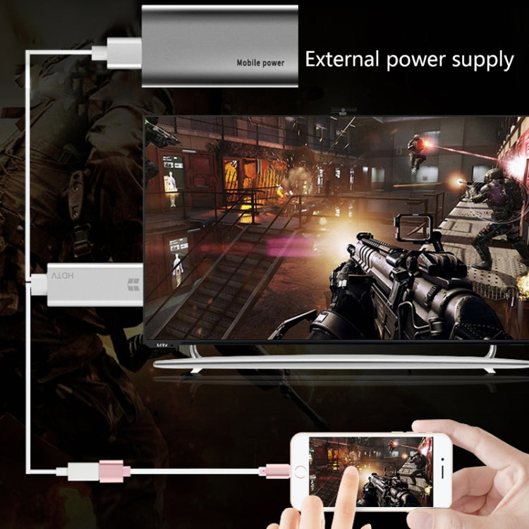 Onten 7562 USB Female to HDMI Phone to HDTV Adapter Cable for iPhone / Android by Onten