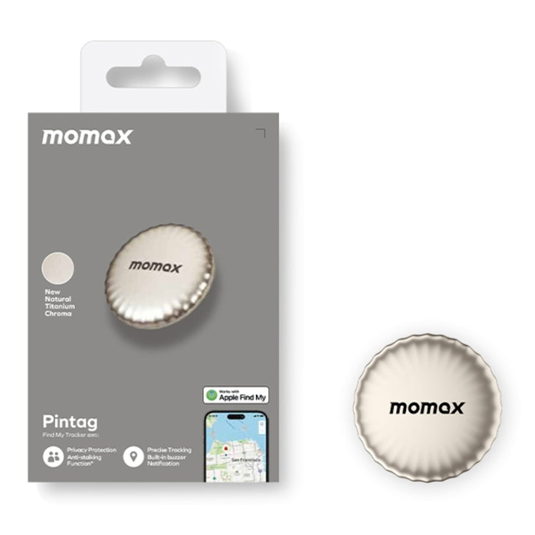 MOMAX PINTAG BR5 Wireless Positioning Anti-lost Device(Black) by MOMAX