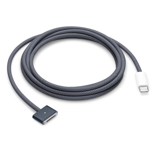 USB-C / Type-C to Magsafe 3 Braided Fast Charging Data Cable, Length: 2m (Blue) by buy2fix