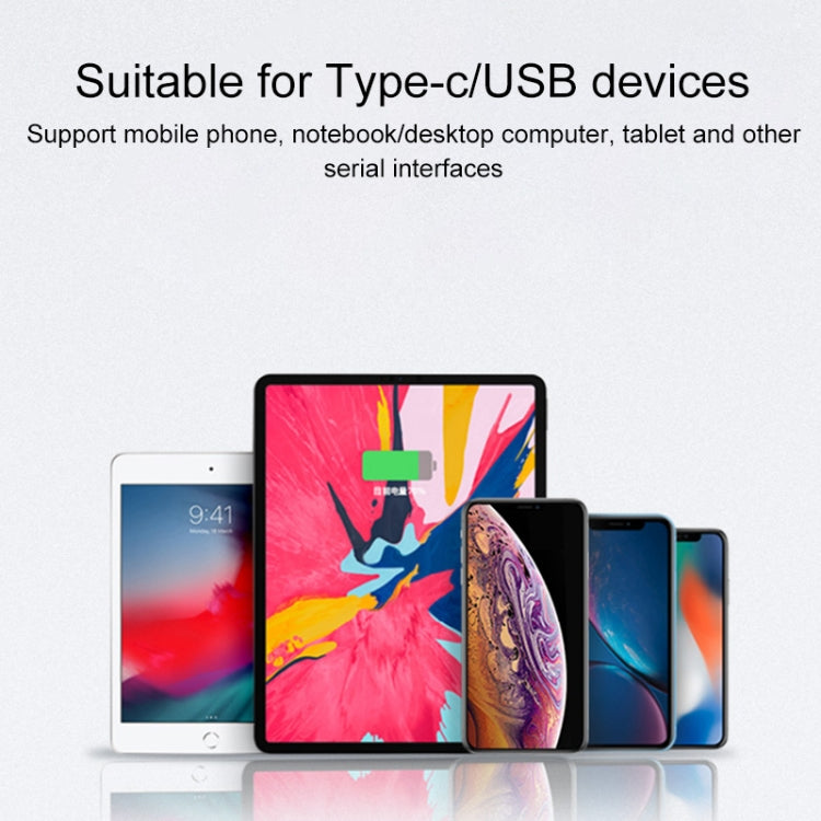 10 Gbps USB Female to USB-C/Type-C Male Magnetic Straight Charging Adapter by buy2fix