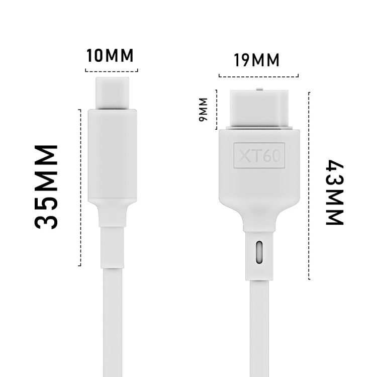 USB-C / Type-C to XT60 Data Cable, Length: 100cm by buy2fix