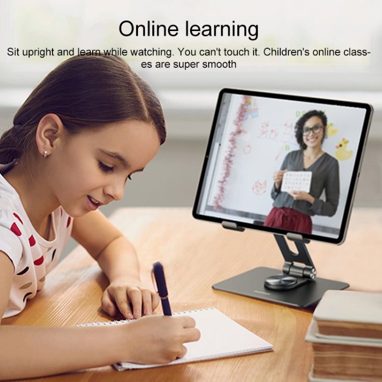 MOMAX KH8 Aluminum Alloy Rotating Folding Tablet Holder - Desktop Holder by MOMAX | Online Shopping UK | buy2fix