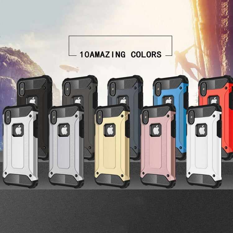 For iPhone X / XS Magic Armor TPU + PC Combination Case(Gold) by buy2fix