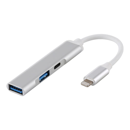 S-206 3 in 1 8 Pin Male to 2 x USB 3.0 + 8 Pin Female Camera Reader Adapter by buy2fix
