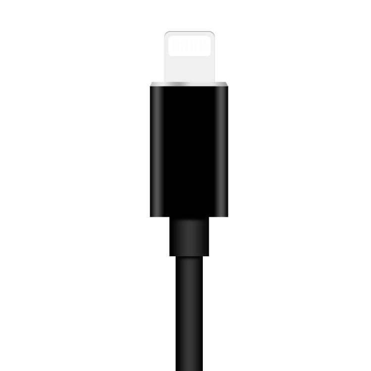 ENKAY Hat-prince HC-15 8 Pin + 3.5mm Jack to 8 Pin Charge Audio Adapter Cable, Support up to iOS 15.0(Black) by ENKAY