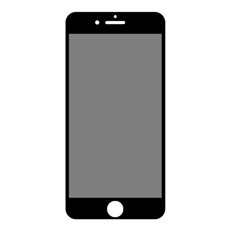 9H 6D Anti-peep Tempered Glass Film for iPhone 7 Plus(Black) by buy2fix