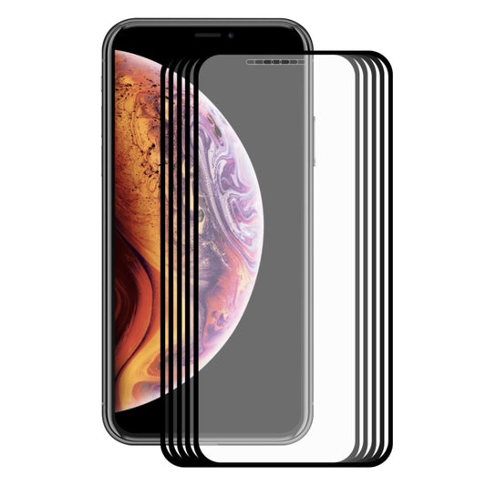 For iPhone X / XS ENKAY Hat-Prince 0.2mm 9H 2.5D Full Screen Tempered Glass Film(Black) - iPhone X & XS Tempered Glass by ENKAY | Online Shopping UK | buy2fix