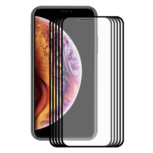 For iPhone XS Max ENKAY Hat-Prince 0.2mm 9H 2.5D Full Screen Tempered Glass Film(Black) - iPhone XS Max Tempered Glass by ENKAY | Online Shopping UK | buy2fix