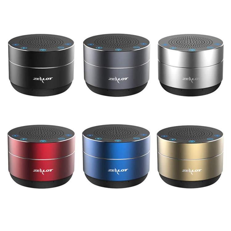 ZEALOT S19 3D Surround Bass Stereo Touch Control Bluetooth V4.2+EDR Speaker, Support AUX, TF Card, For iPhone, Samsung, Huawei, Xiaomi, HTC and Other Smartphones, Bluetooth Distance: about 10m (Black) - Desktop Speaker by ZEALOT | Online Shopping UK | buy2fix