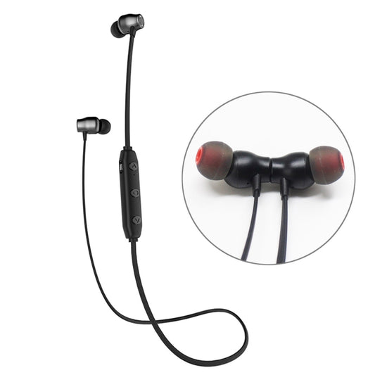 XRM-X5 Sports IPX4 Waterproof Magnetic Earbuds Wireless Bluetooth V4.1 Stereo In-ear Headset, For iPhone, Samsung, Huawei, Xiaomi, HTC and Other Smartphones(Black) by buy2fix