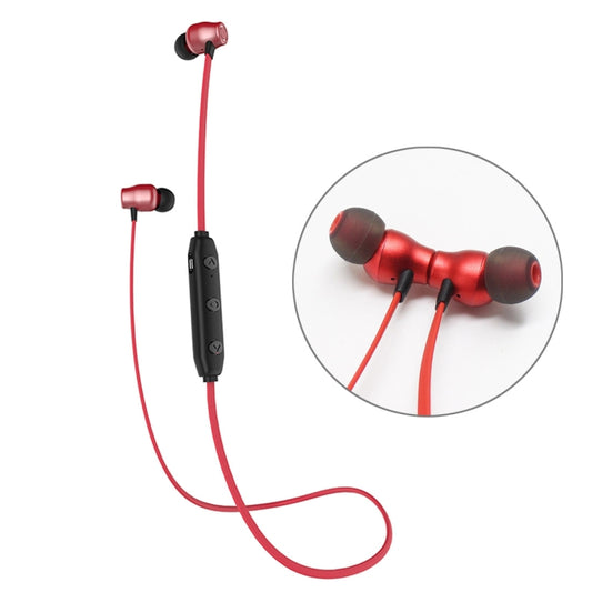 XRM-X5 Sports IPX4 Waterproof Magnetic Earbuds Wireless Bluetooth V4.1 Stereo In-ear Headset, For iPhone, Samsung, Huawei, Xiaomi, HTC and Other Smartphones(Red) by buy2fix