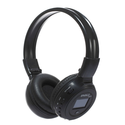 ZEALOT B570 Stereo Wired Wireless Bluetooth Subwoofer Headset with LED Color Screen Design & HD Microphone & FM, For Mobile Phones & Tablets & Laptops, Support 32GB TF Card Maximum(Black) by ZEALOT